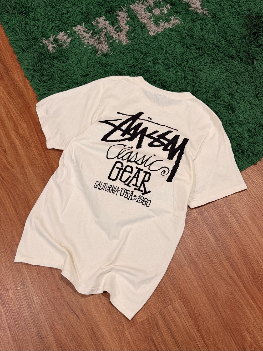 Stussy - Classic Gear Tee - Size S - Preowned